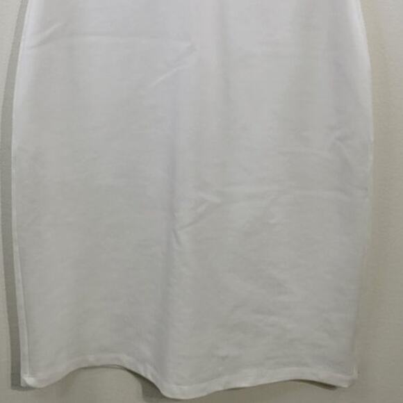 Lulus Dress Womens Large White Exposed Zipper Back Sexy Classic Bodycon Dress - Picture 3 of 7